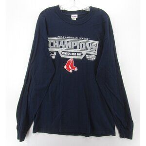 VINTAGE Boston Red Sox Shirt Large 2004 World Series Champions CSA Tee
